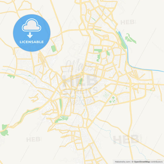 Karakopru, Turkey Vector Map - Classic Colors