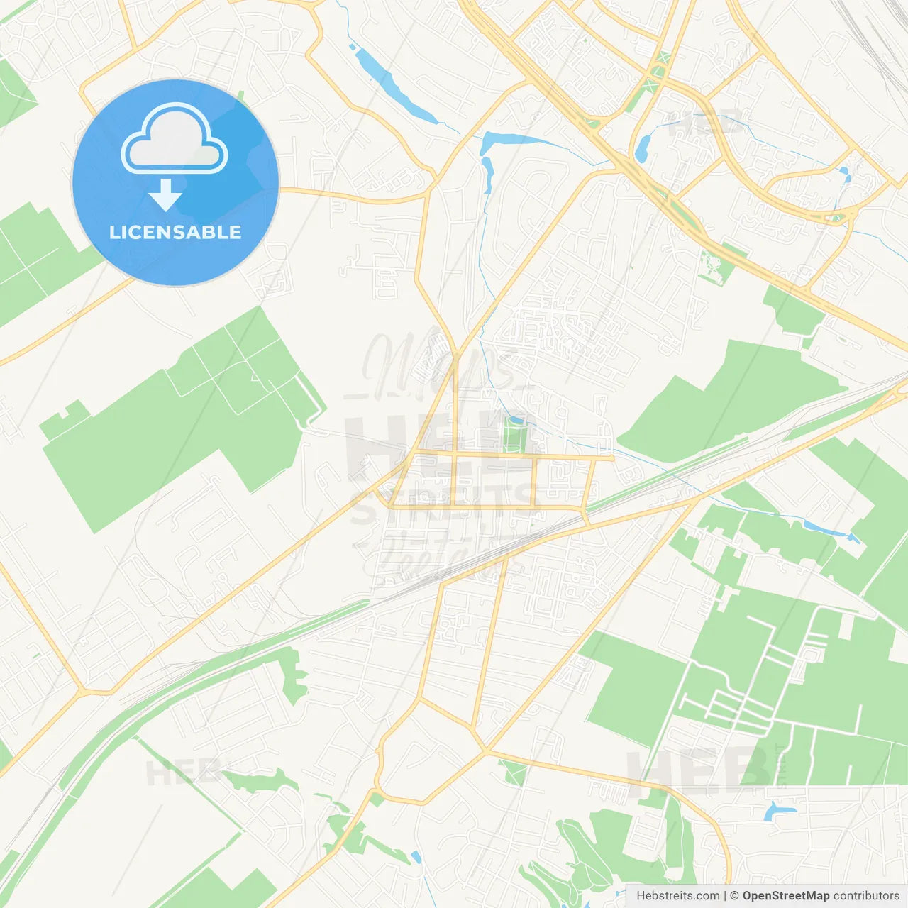 Vyshneve, Ukraine Vector Map - Classic Colors