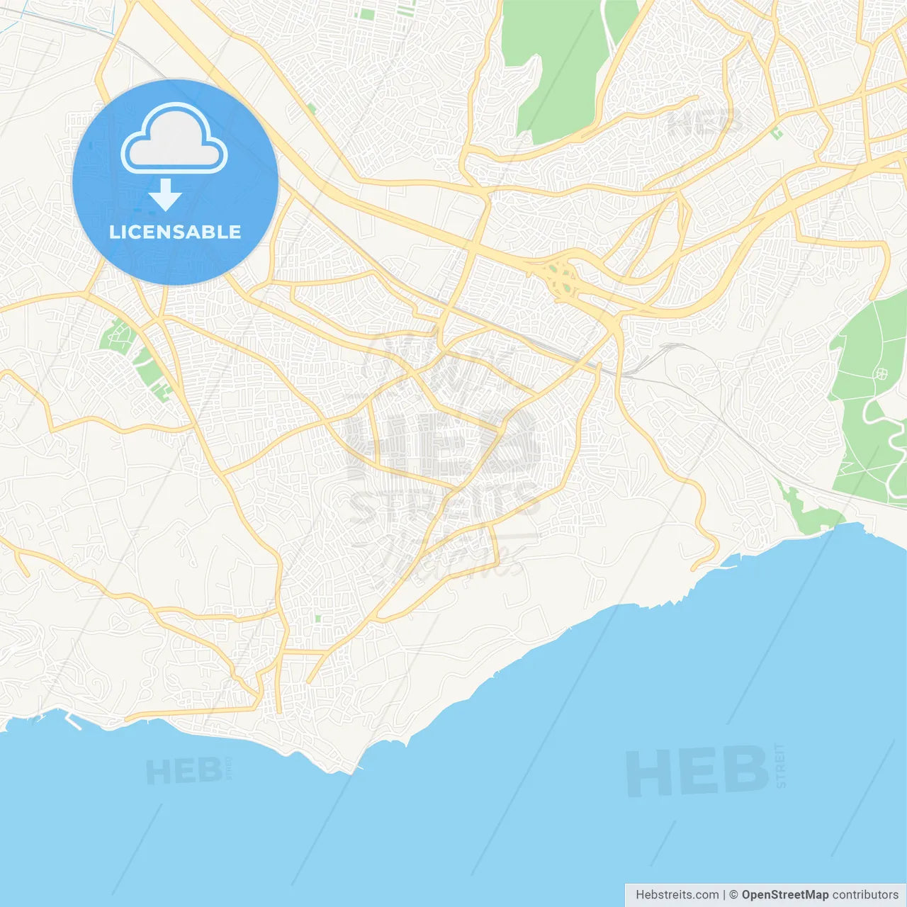 Darica, Turkey Vector Map - Classic Colors