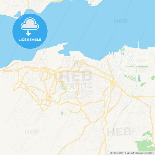 Golcuk, Turkey Vector Map - Classic Colors