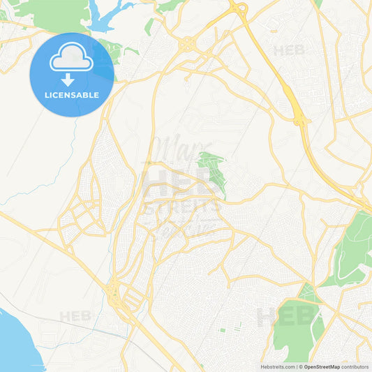 Cayirova, Turkey Vector Map - Classic Colors