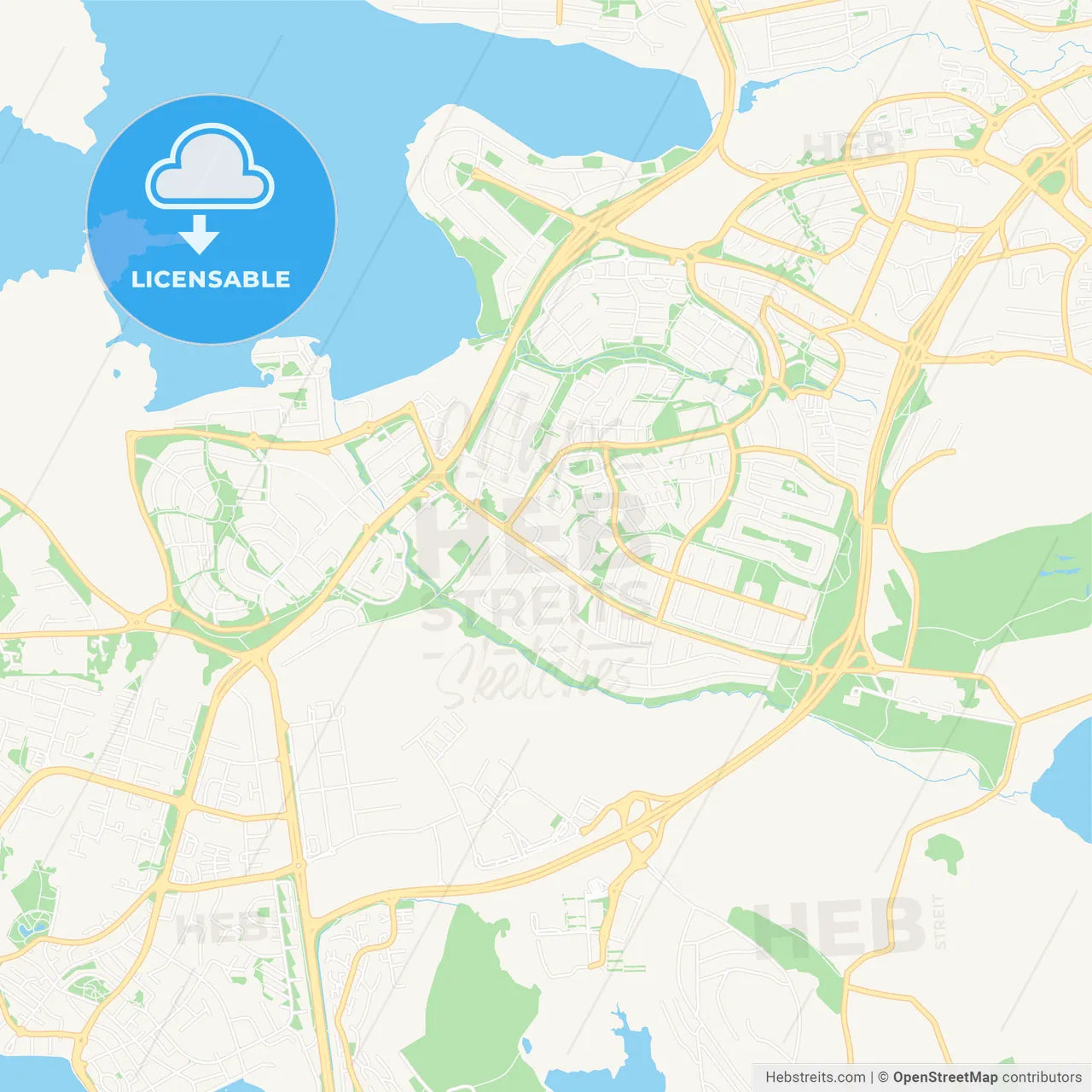 GarTHabaer, Iceland Vector Map - Classic Colors