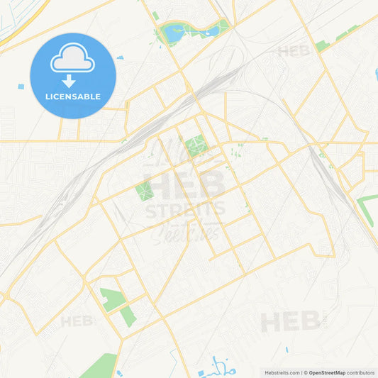 Baranavichy, Belarus Vector Map - Classic Colors