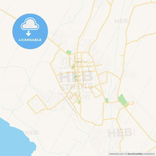 Nakhchivan, Azerbaijan Vector Map - Classic Colors