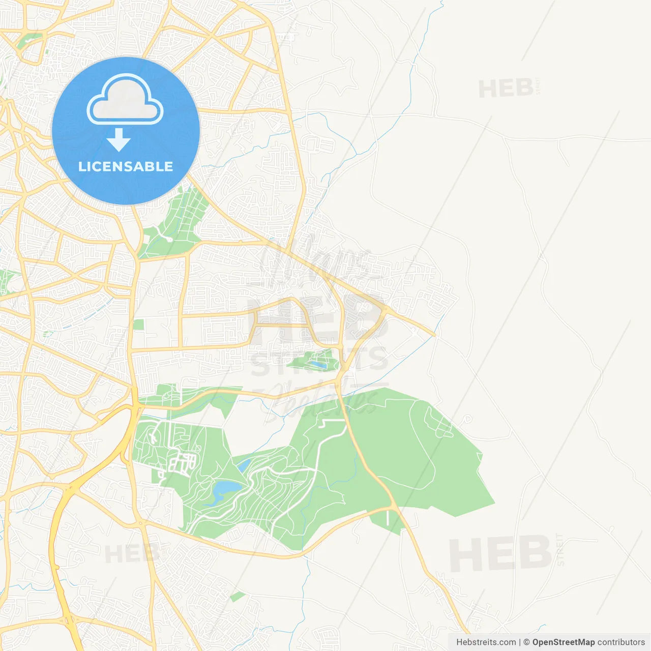 Morfou , Cyprus Vector Map - Classic Colors