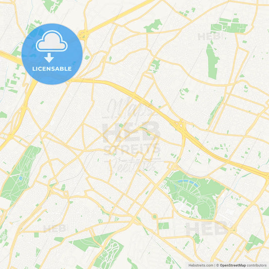 Irakleio, Greece Vector Map - Classic Colors