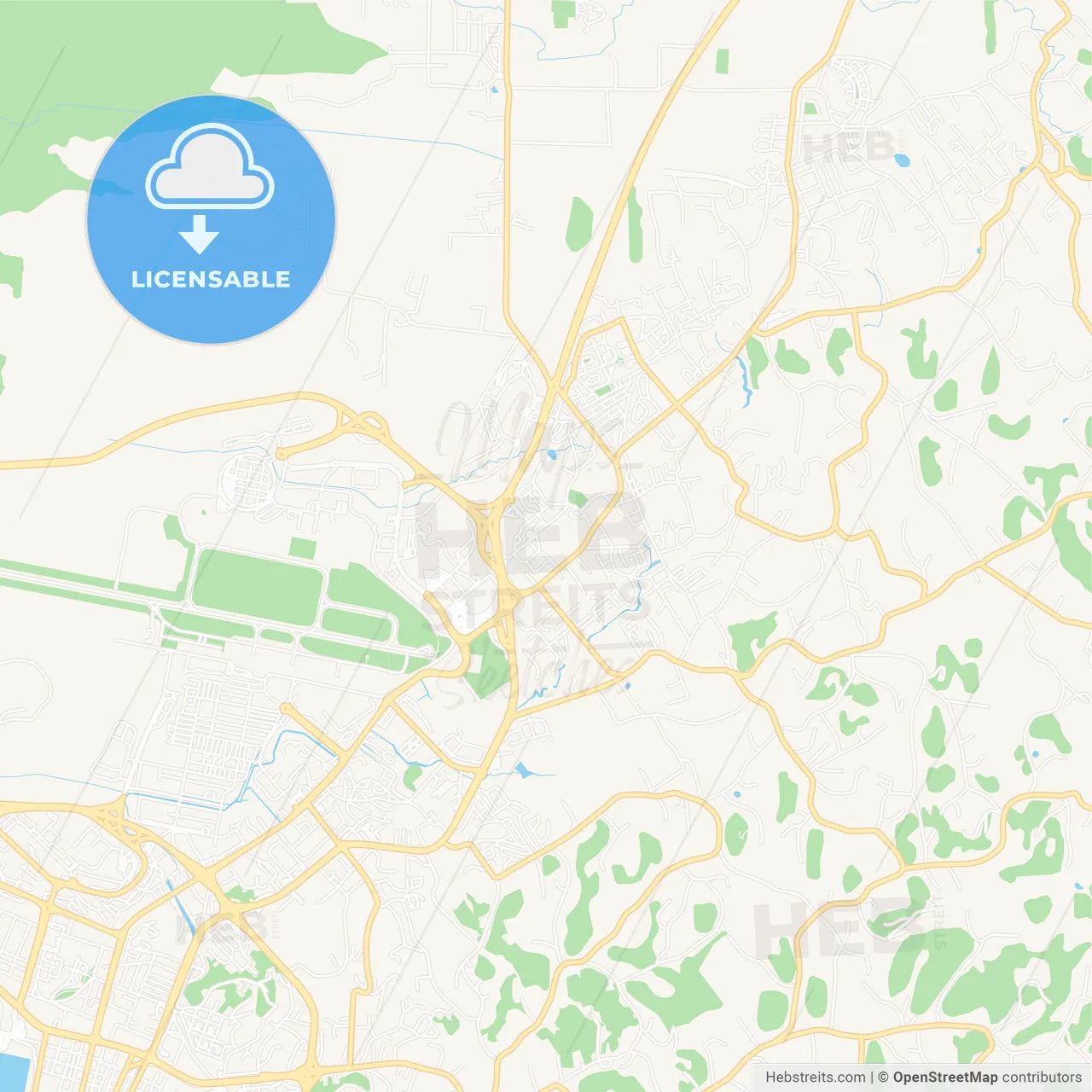 Les Abymes, France Vector Map - Classic Colors