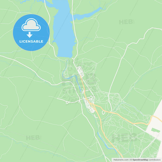 Fuencarral-El Pardo, Spain Vector Map - Classic Colors