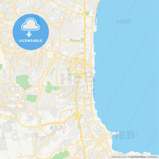 Printable street map of Muntinlupa, Philippines