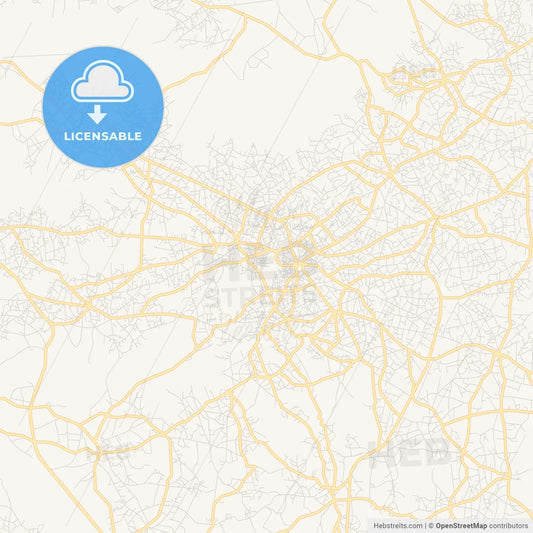 Printable street map of Atani, Nigeria