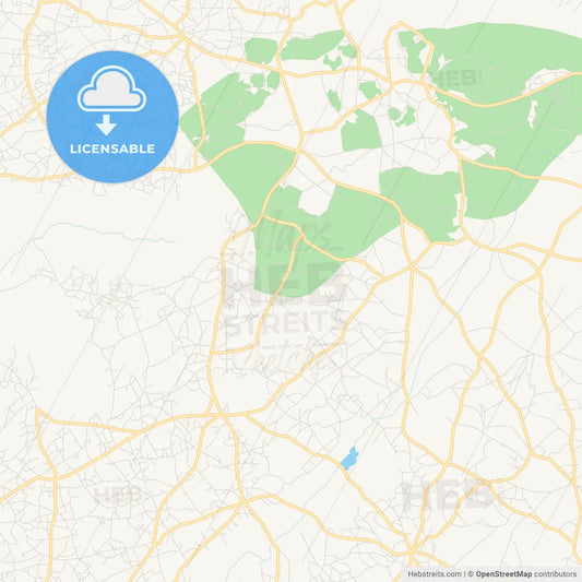 Printable street map of Amaigbo, Nigeria