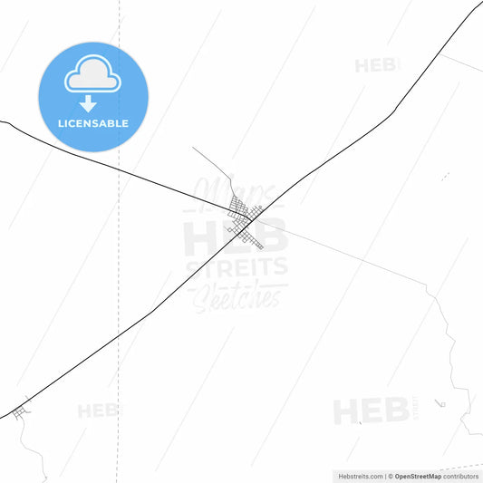Vector PDF map of Sapucaia, Brazil