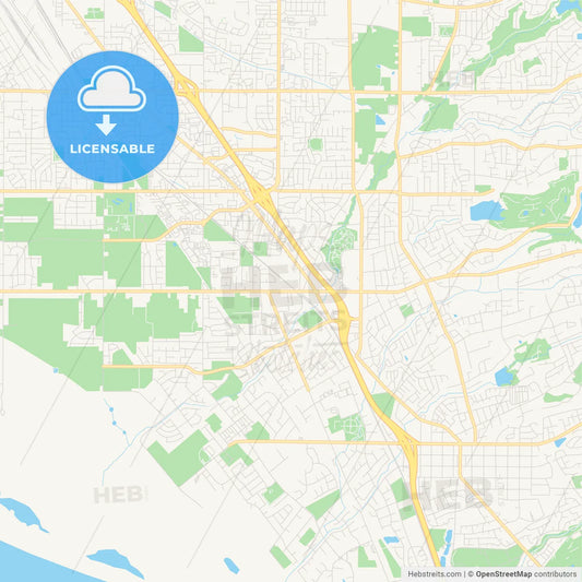 Empty vector map of Layton, Utah, USA