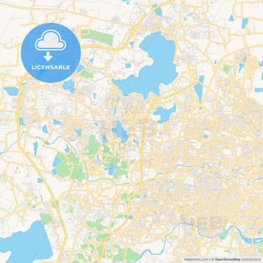 Printable street map of Ambattur, India