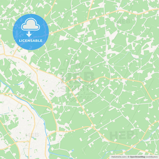 Oude IJsselstreek, Netherlands Vector Map - Classic Colors