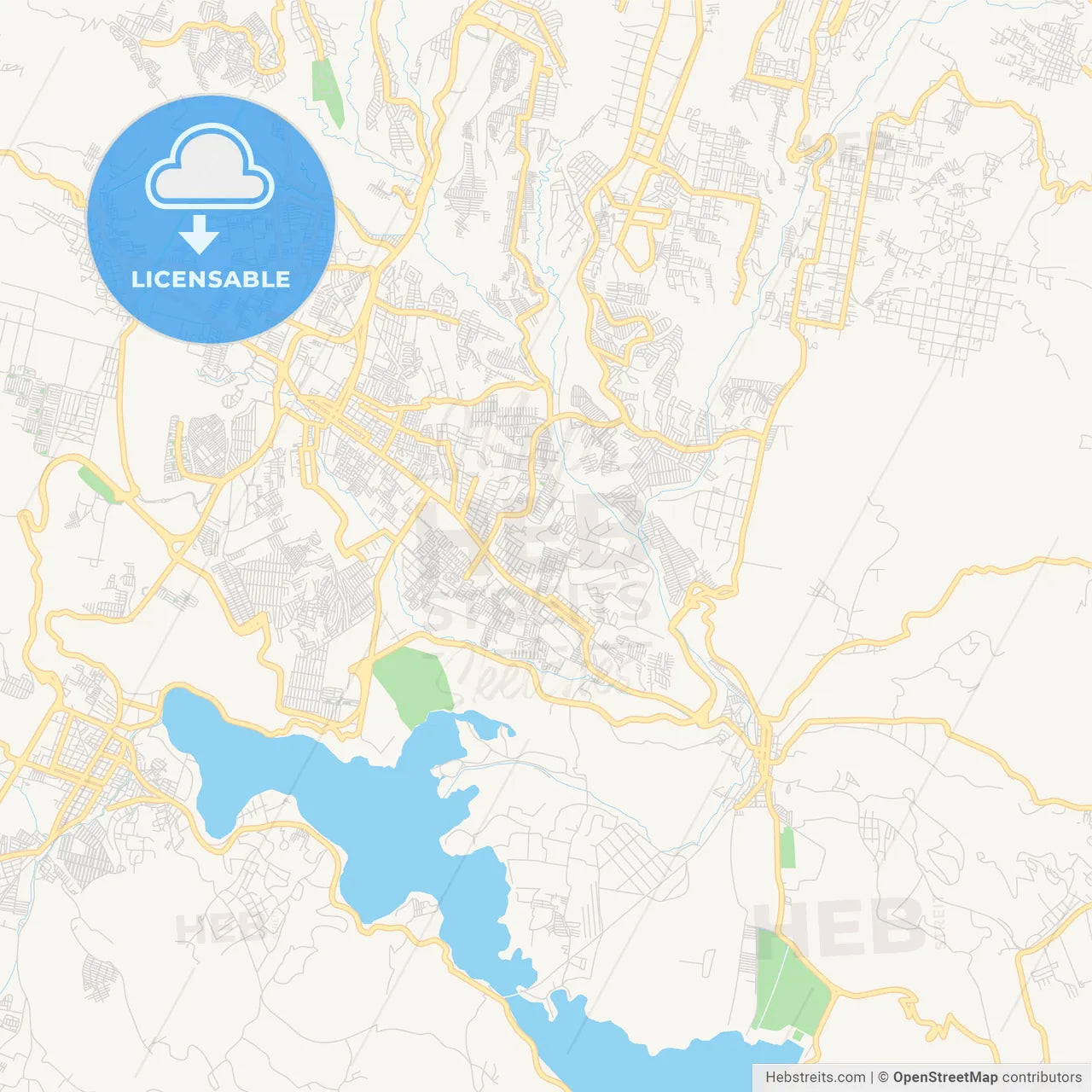 Empty vector map of San Miguel Petapa, Guatemala, Guatemala