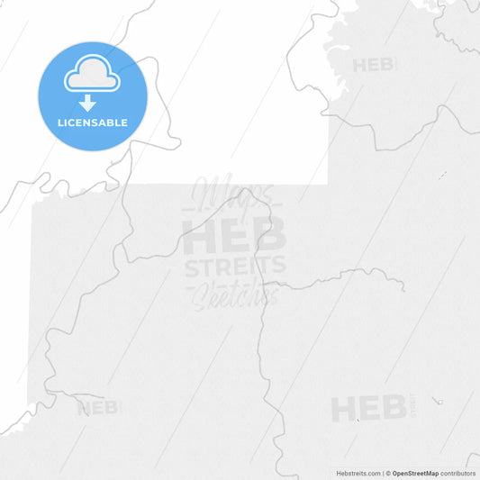Vector PDF map of Eloy Alfaro, Ecuador