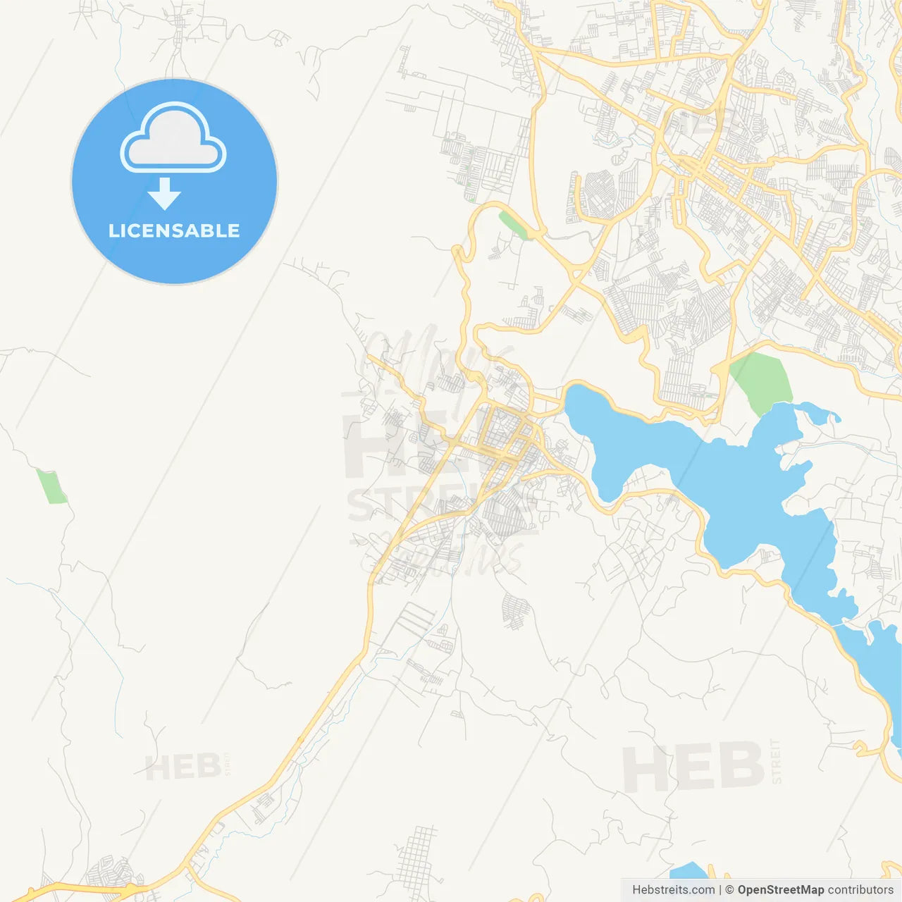 Empty vector map of Amatitlán, Guatemala, Guatemala
