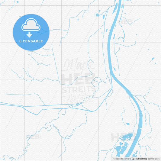 Vector PDF map of Rosenheim, Germany