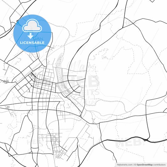 Vector PDF map of Liaoyang, China
