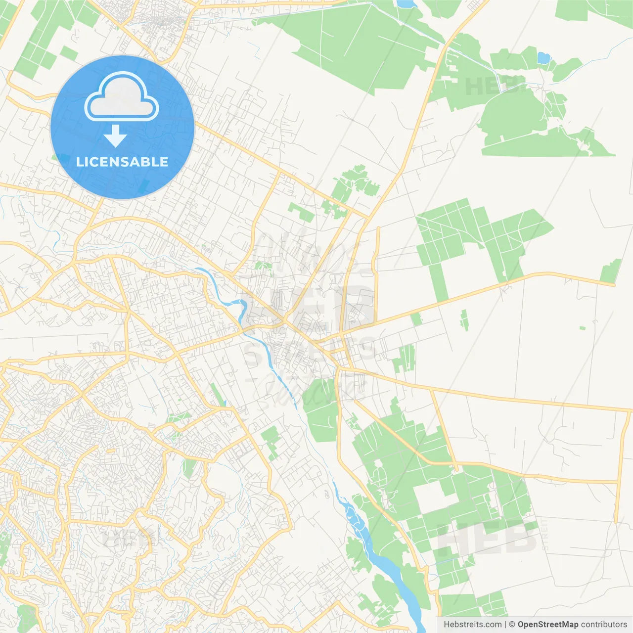 Empty vector map of Croix-des-Bouquets, Ouest, Haiti