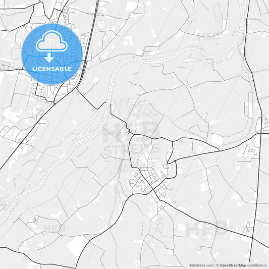 Vector PDF map of Bronckhorst, Netherlands