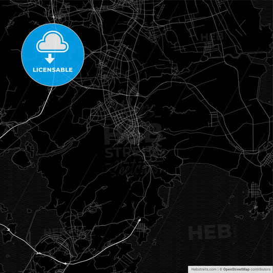 Area map of Wenling, China, Province Zhejiang
