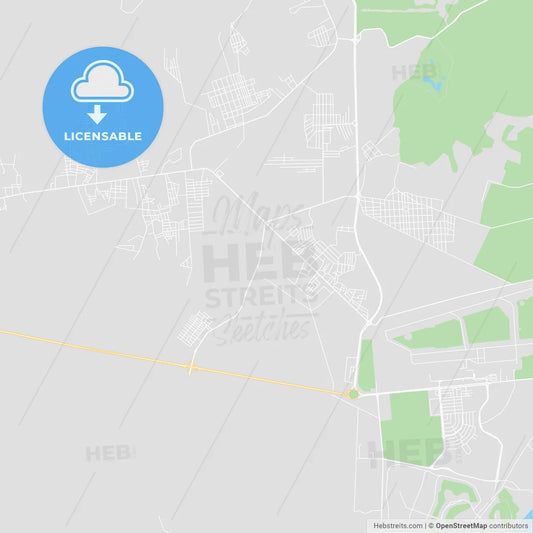 Printable map of Punta Cana, Dominican Republic