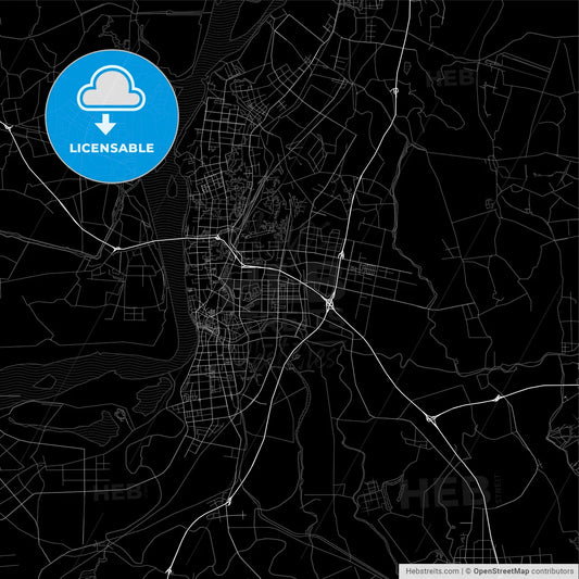 Area map of Wuhu, China, Province Anhui