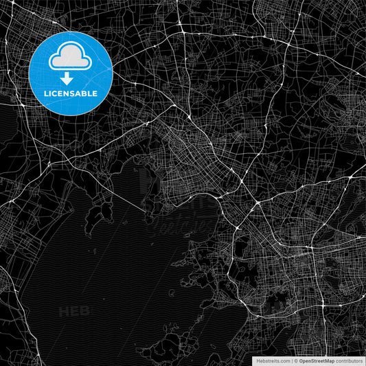 Area map of Wuxi, China, Province Jiangsu