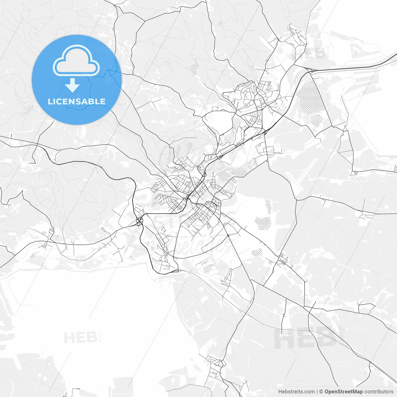 Chomutov light vector map