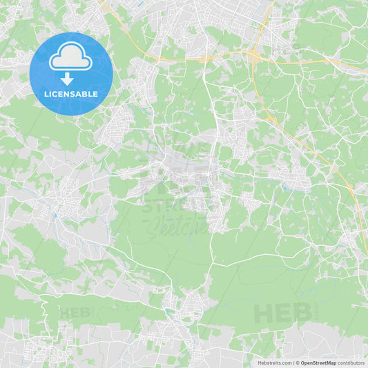 Georgsmarienhutte, Germany printable street map