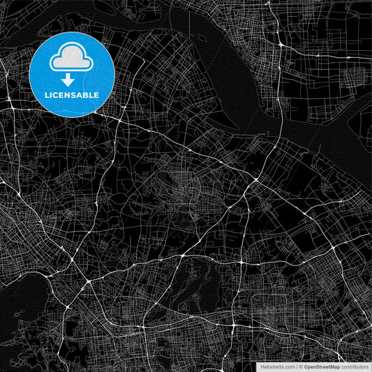 Area map of Changshu, China, Province Jiangsu