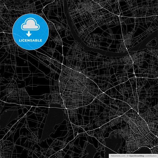 Area map of Changzhou, China, Province Jiangsu