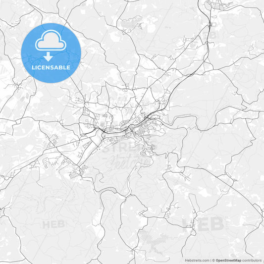 Karlovy Vary light vector map