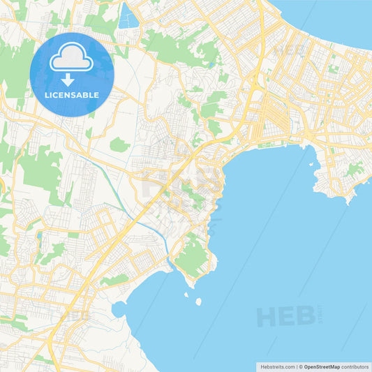Printable street map of Sao Jose, Brazil
