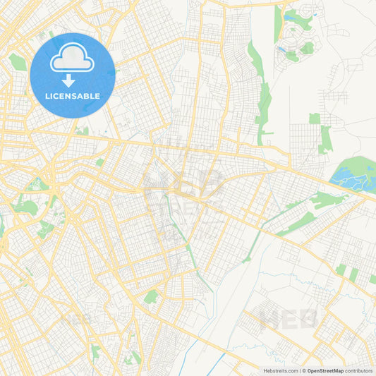 Printable street map of Pinhais, Brazil