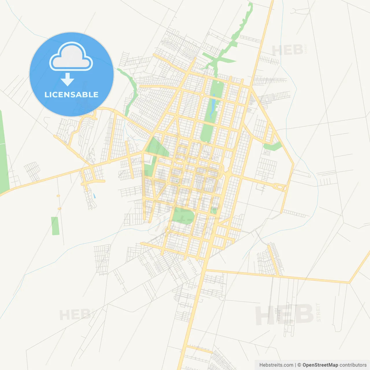 Printable Street Map Of Sinop, Brazil – HEBSTREITS