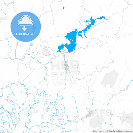 Rich detailed vector map of Jinotega, Jinotega, Nicaragua