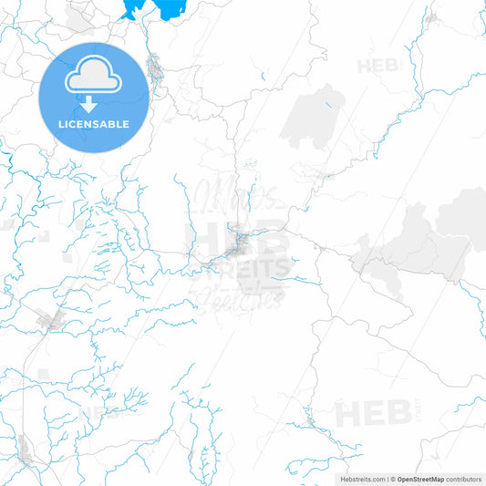 Rich detailed vector map of Matagalpa, Matagalpa, Nicaragua