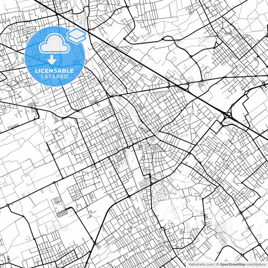 Layered PDF map of Legnano, Lombardy, Italy