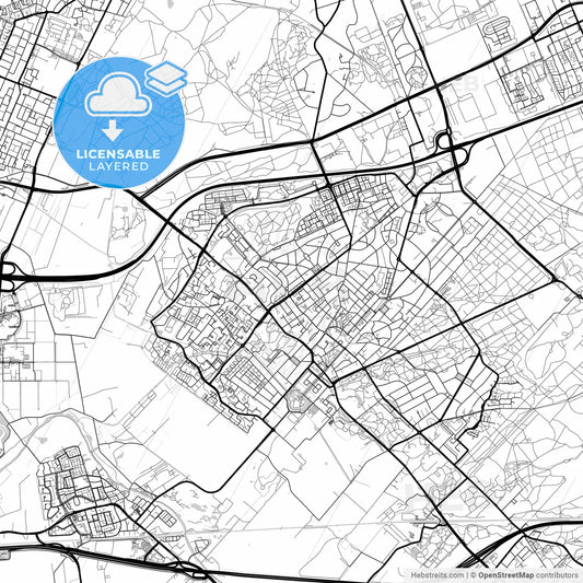 Layered PDF map of Zeist, Utrecht, Netherlands