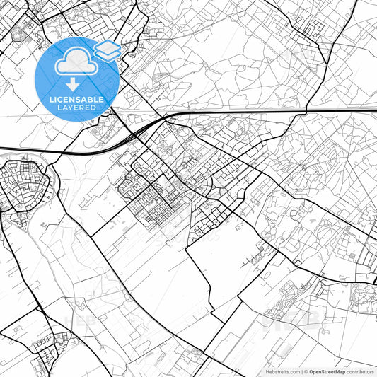 Layered PDF map of Utrechtse Heuvelrug, Utrecht, Netherlands