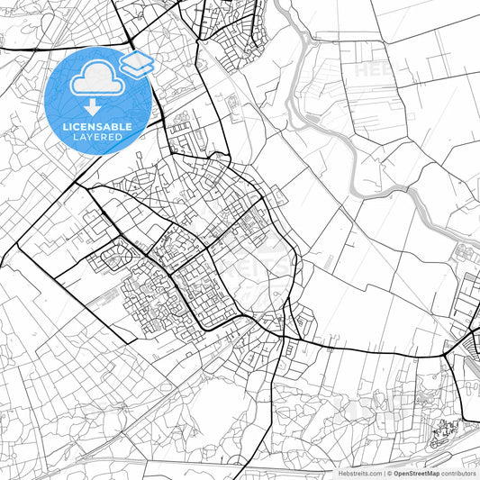 Layered PDF map of Soest, Utrecht, Netherlands