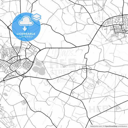 Layered PDF map of Berkelland, Gelderland, Netherlands