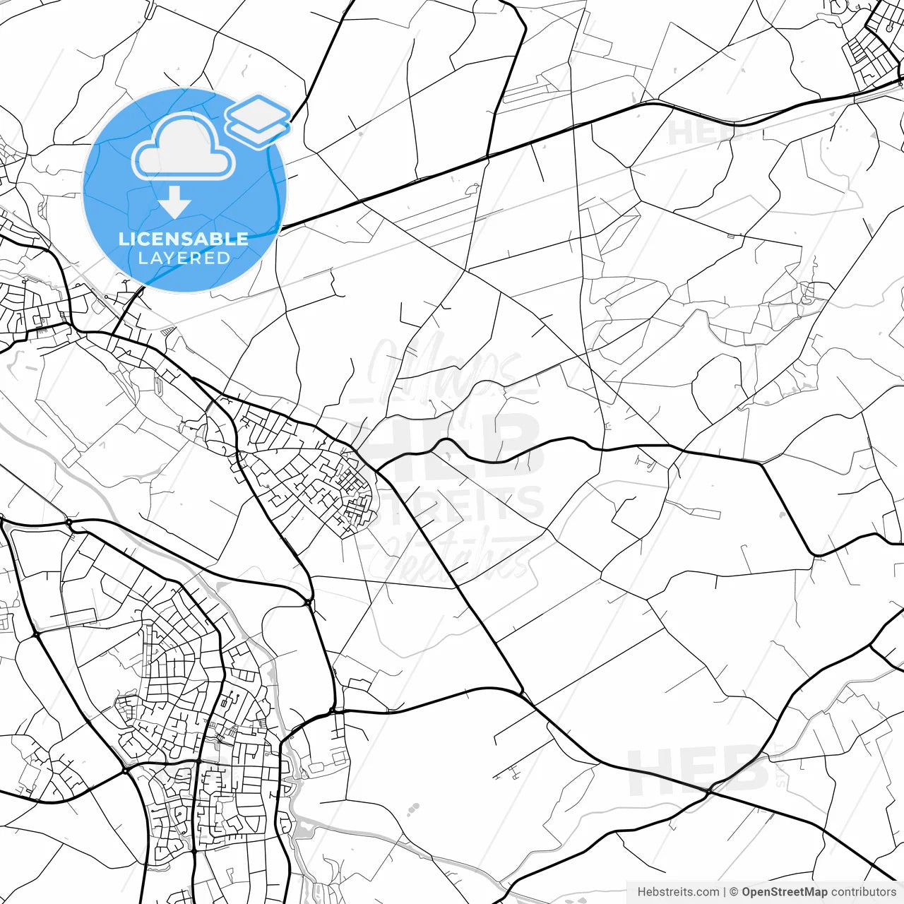 Layered PDF map of Oude IJsselstreek, Gelderland, Netherlands