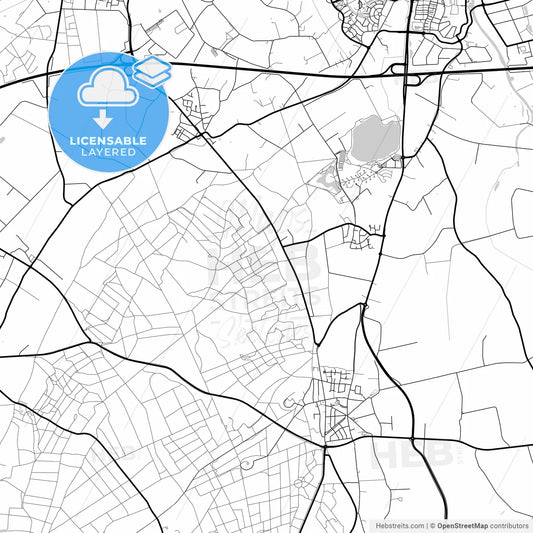 Layered PDF map of Montferland, Gelderland, Netherlands
