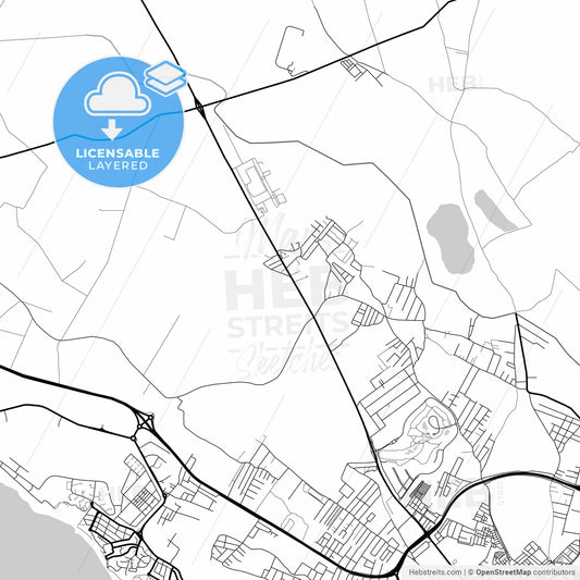 Layered PDF map of El Puerto de Santa María, 11500, Spain