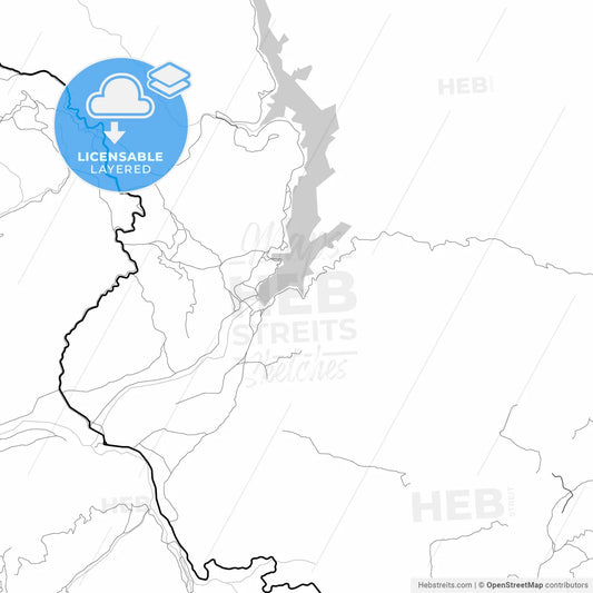 Layered PDF map of Campiña, Jaén, Spain
