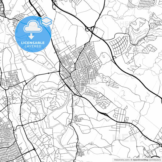 Layered PDF map of Molina de Segura, Murcia, Spain